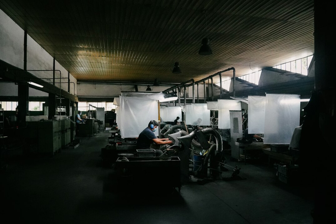 industrial factory floor